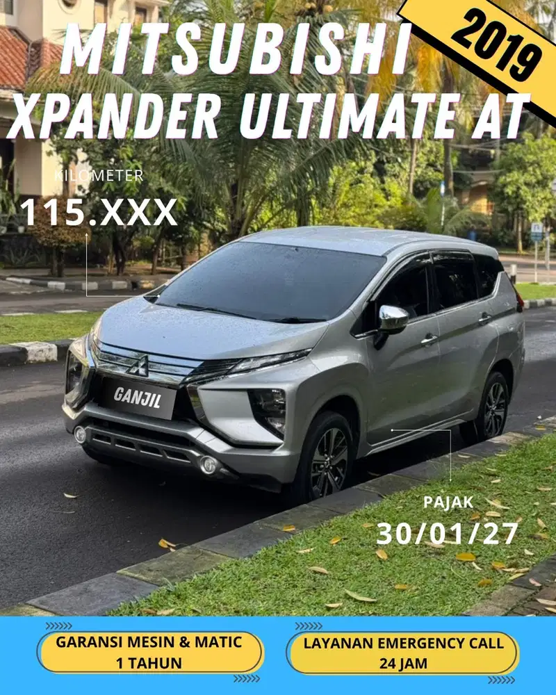 MITSUBISHI XPANDER ULTIMATE 2019 AT MATIC GANJIL
