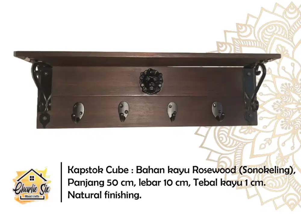 Kapstok , gantungan , hiasan dekorasi dinding