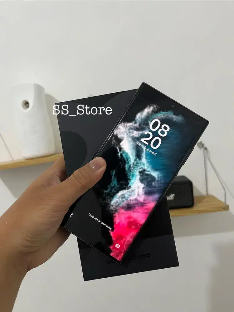 Samsung Galaxy S22 Ultra 5G Ex resmi sein Fullset No minus 12/256 gb