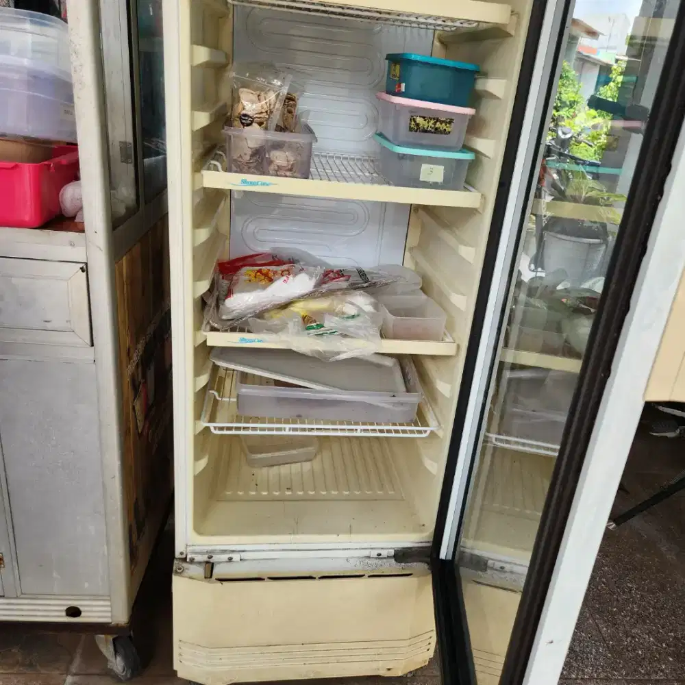 Jual showcase pendingin buah, minuman, sayur