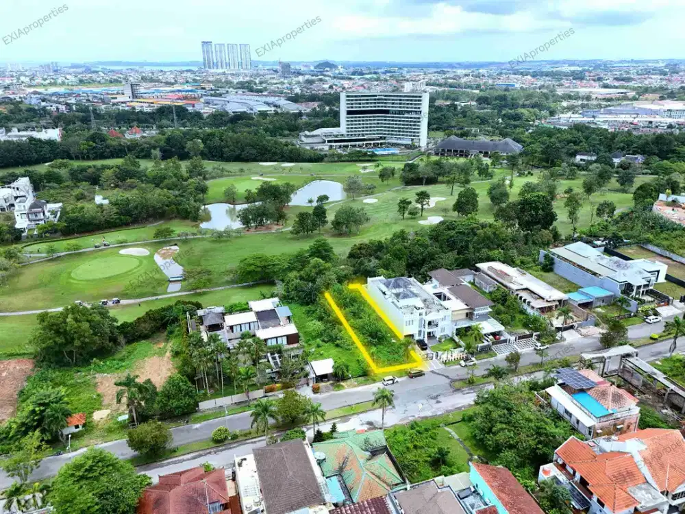 dijual Tanah kavling 674 M2 view golf Bukit Indah raya 3 Sukajadi harga terbaik se batam