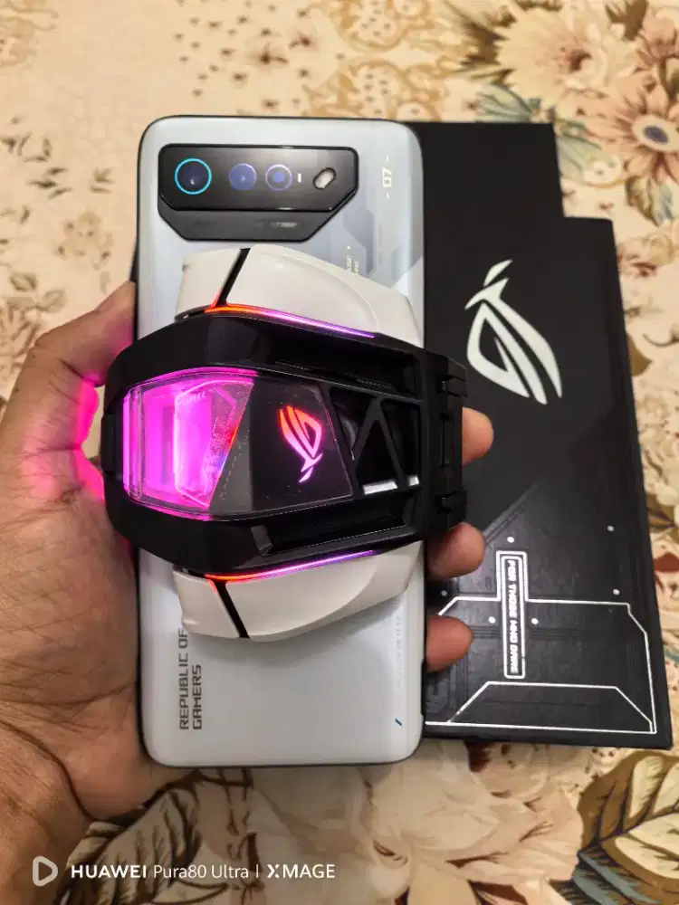 Asus Rog 7 (8/256) Fullset bonus Cooler original Asus