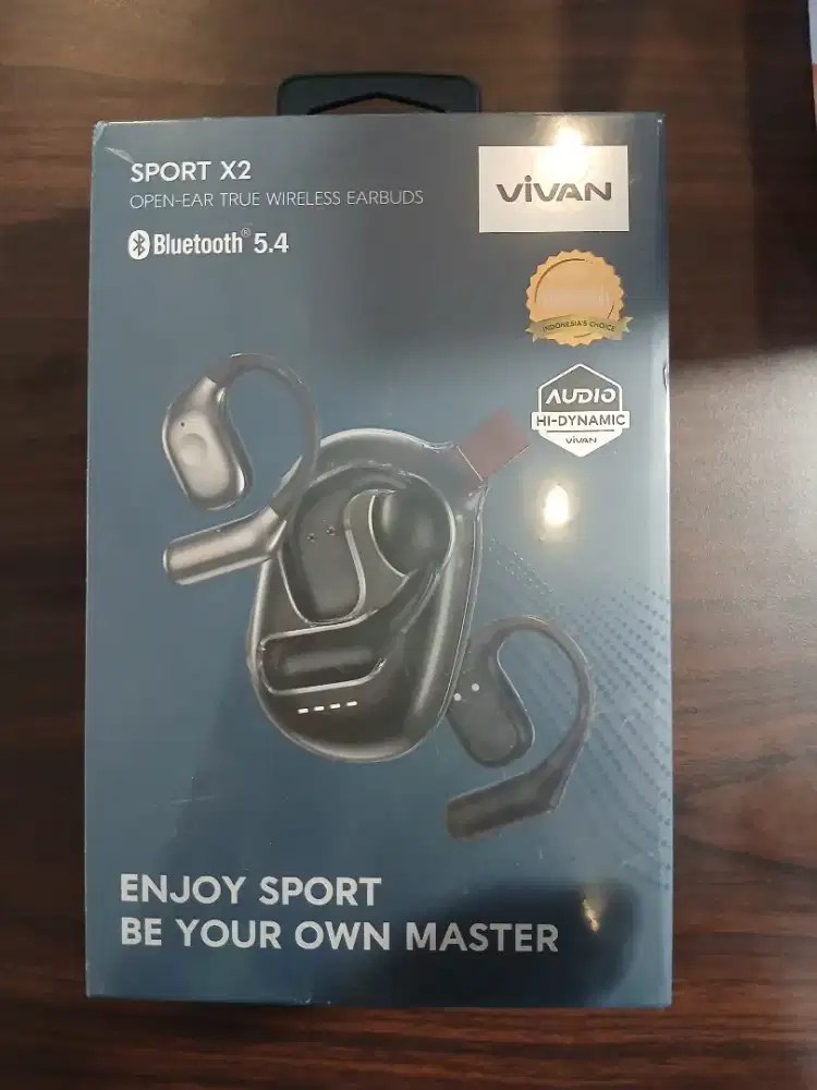Vivan Sport X2 OWS Open Ear True Wireless Earbuds IPX5 Dual ENC