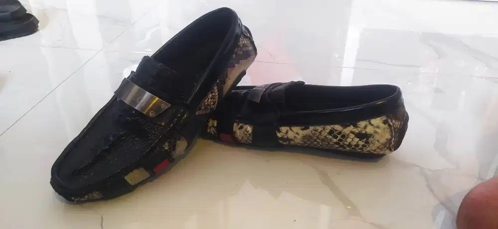 Gucci Loafers Snakeskin Python Original - Size 39