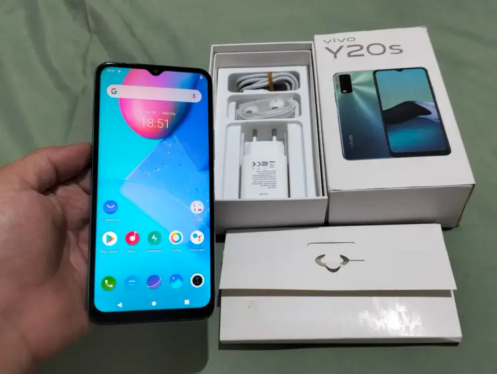 BUTUH UANG VIVO Y20S RAM 8GB /256GB 4G LTE Duos 6.51in Finger 5000Mah