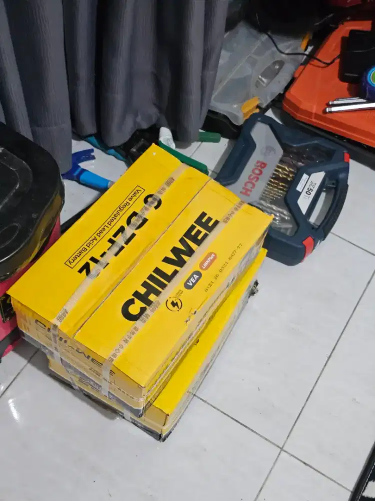 AKI SEPEDA LISTRIK 1 SET ISI 4