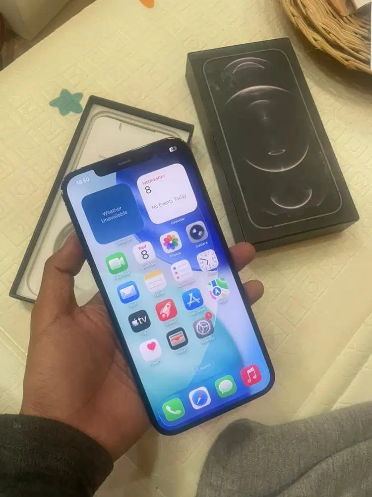 iphone 12 pro max 128gb all operator graphite