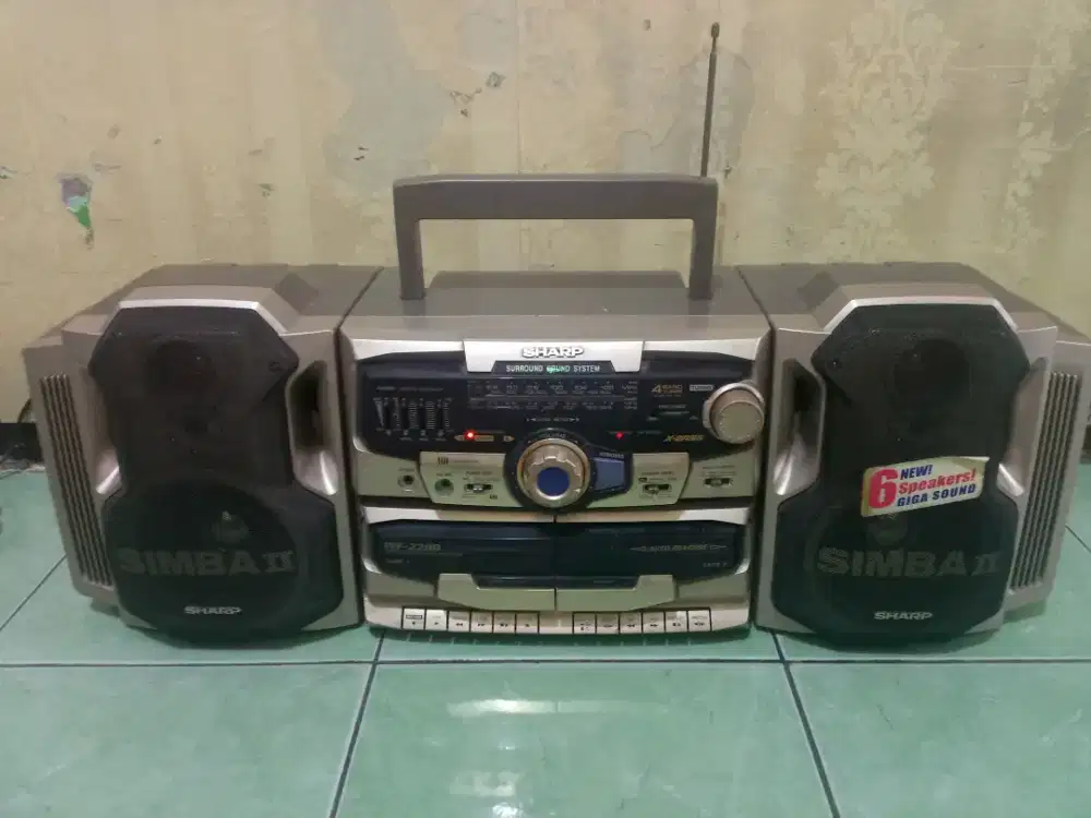 RADIO TAPE COMPO SHARP SIMBA2