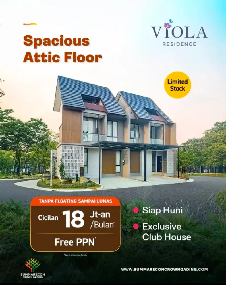 Hot Promo Deal Summarecon Crown Gading Viola