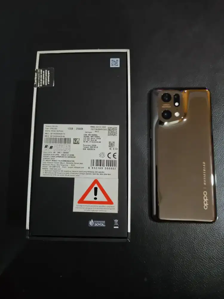 Oppo Find x5 Pro Hitam 12/256gb
