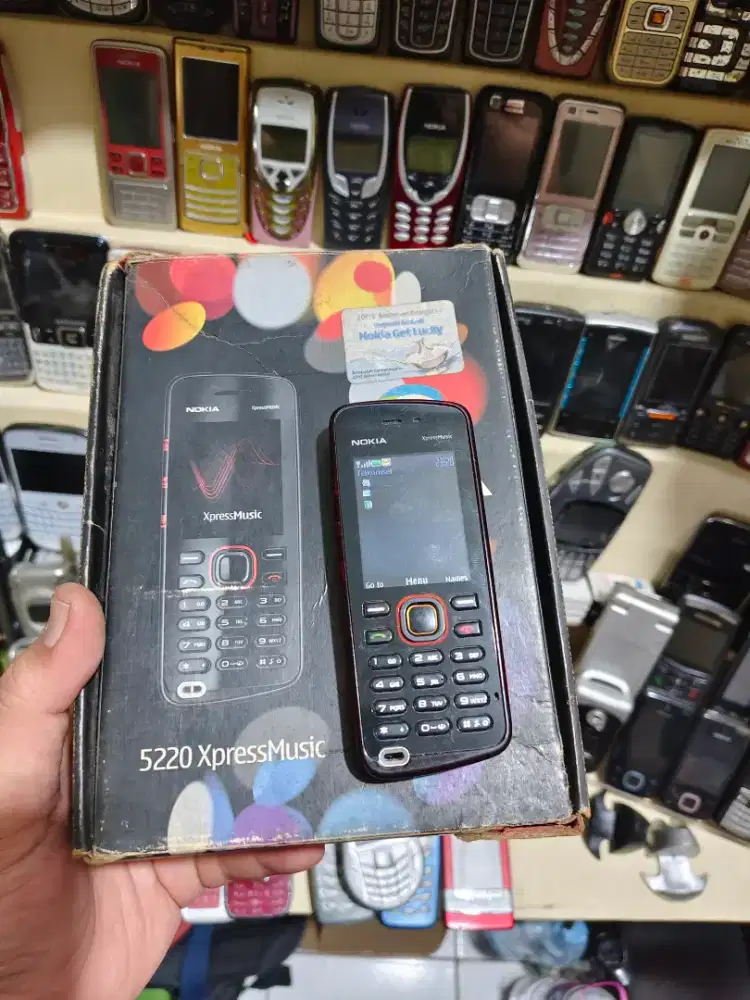 Nokia 5220 XpressMusic Full Original mulus fullset all operator