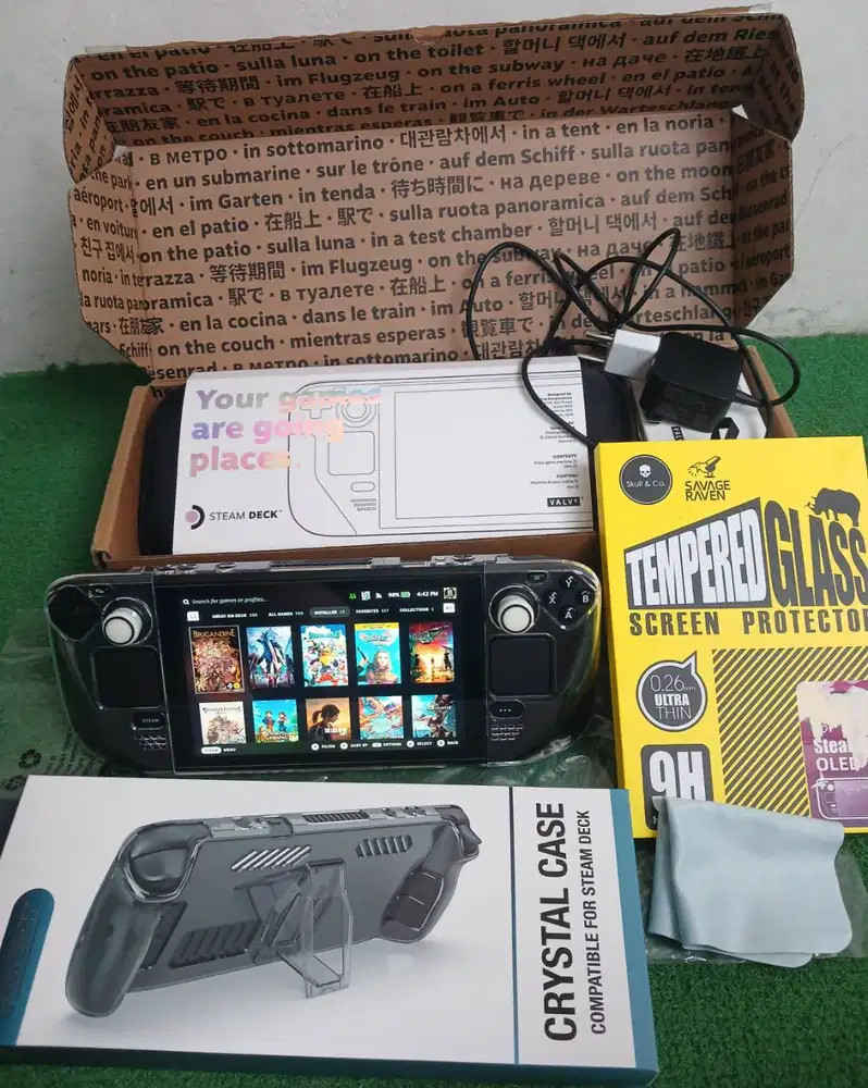 Steam Deck 1TB Full Set + Aksesoris + Games