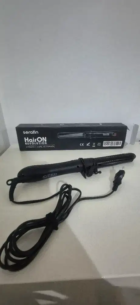 SERATIN hairON revolution. Straight Curl automatic