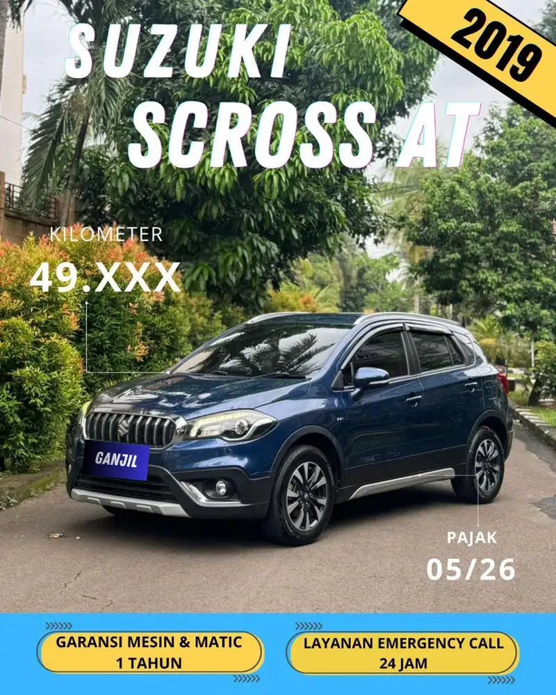 SUZUKI SCROSS 2019 AT MATIC GENAP