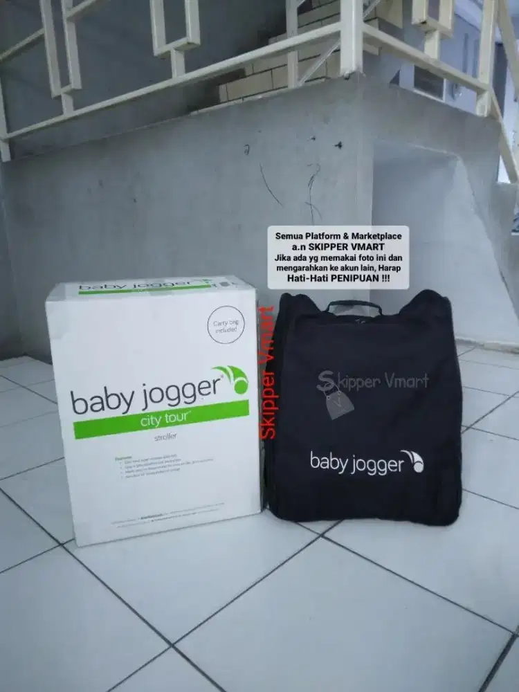 LIKE NEW Stroller CABIN SIZE Baby Jogger City Tour Preloved Second