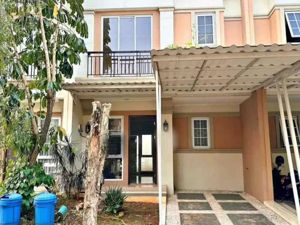 Rumah Standard Rapih Halaman Belakang Luas Alegria Park BSD city