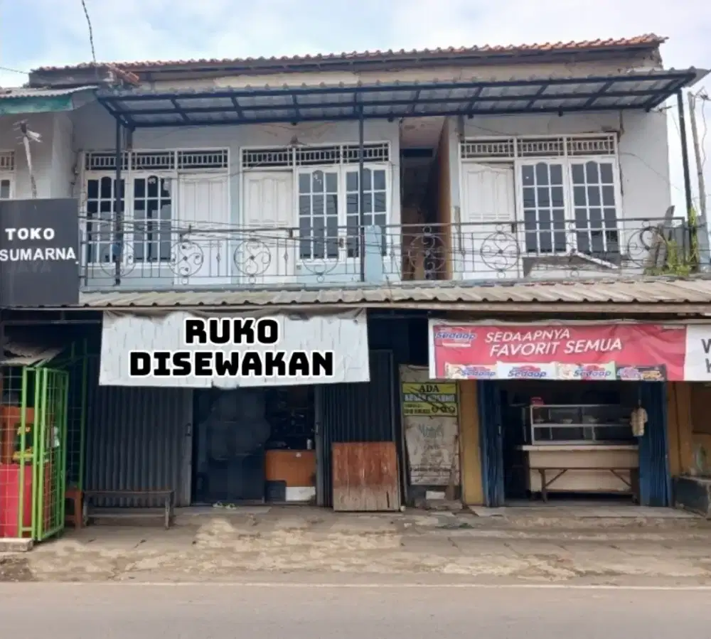 disewakan ruko lokasi strategis