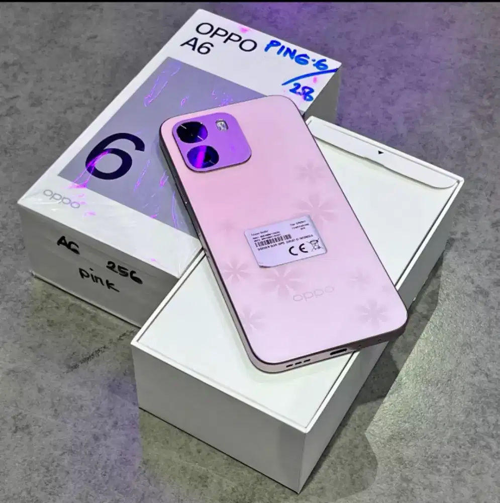 Oppo A6 6/256 lengkap mulus