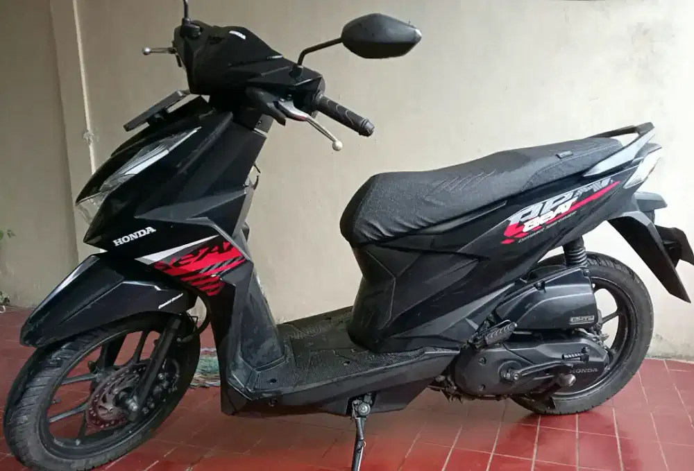 Honda New Beat Fi CBS Digital 2022 Hitam full ori siap pakai mantaap.