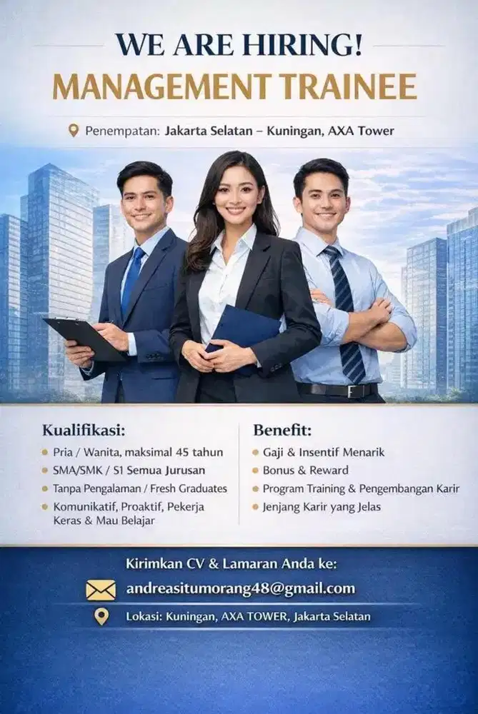 MANAGEMENT TRAINEE & BUSSINES DEVELOPMENT