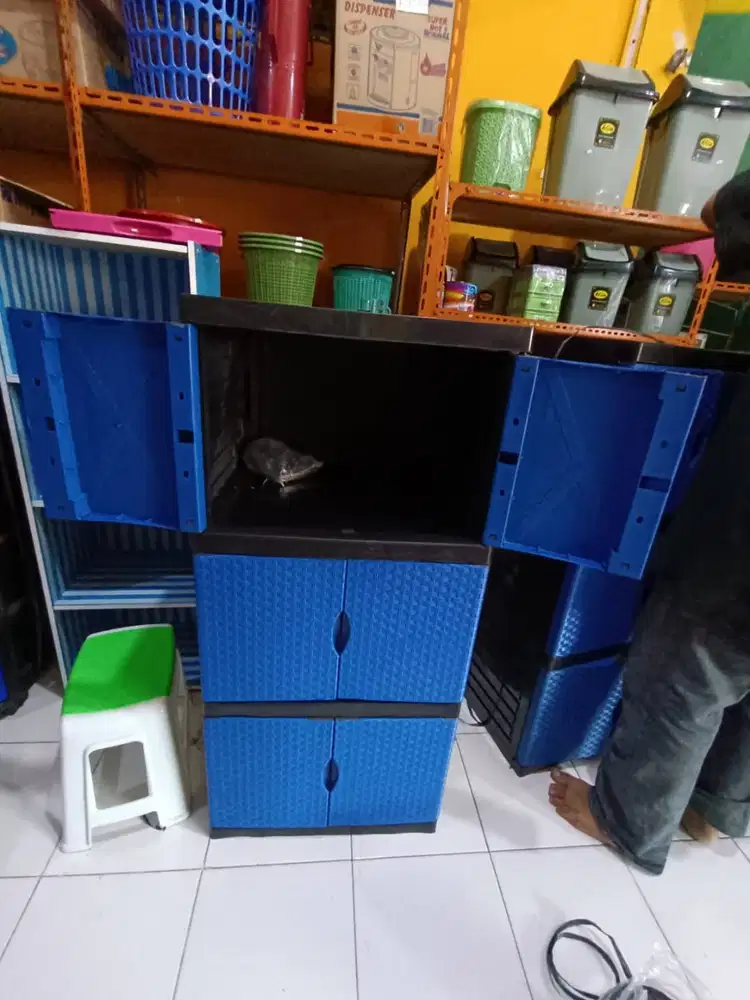 lemari plastik brio susun 3