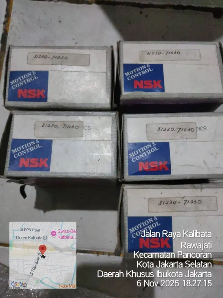 DERK LAHER BEARING KOPLING TOYOTA INNOVA DIESEL MERK NSK