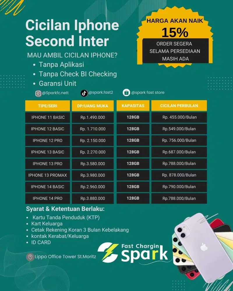 Iphone second inter 128 GB