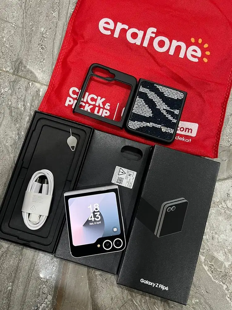 BU CEPET! SAMSUNG Z FLIP 6 12/256 RESMI SEIN INDONESIA RR NOMINUS