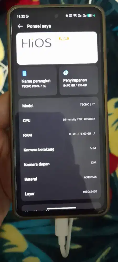 Jual tecno pova 7 5g