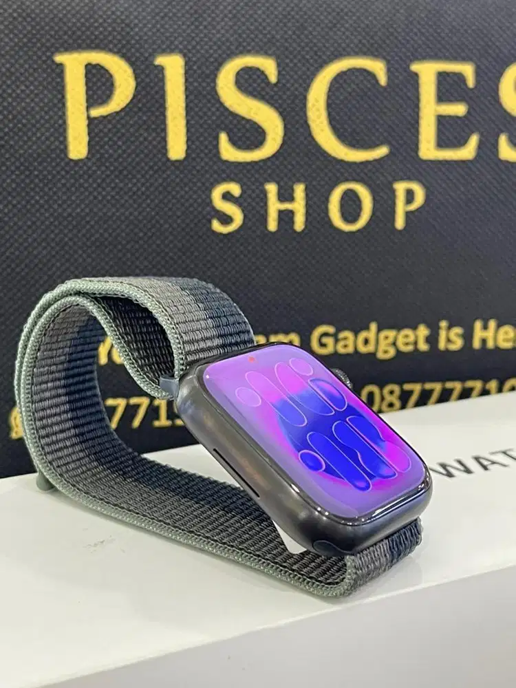 APPLE WATCH 8/ 7 45MM IBOX TITANIUM RESMI FULSET