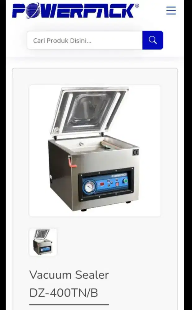 Vaccum sealer powerpack