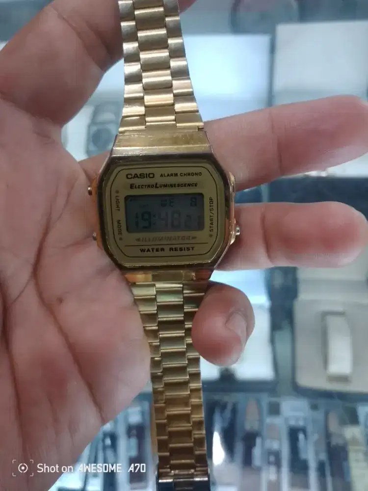 jam casio A168 bekas original