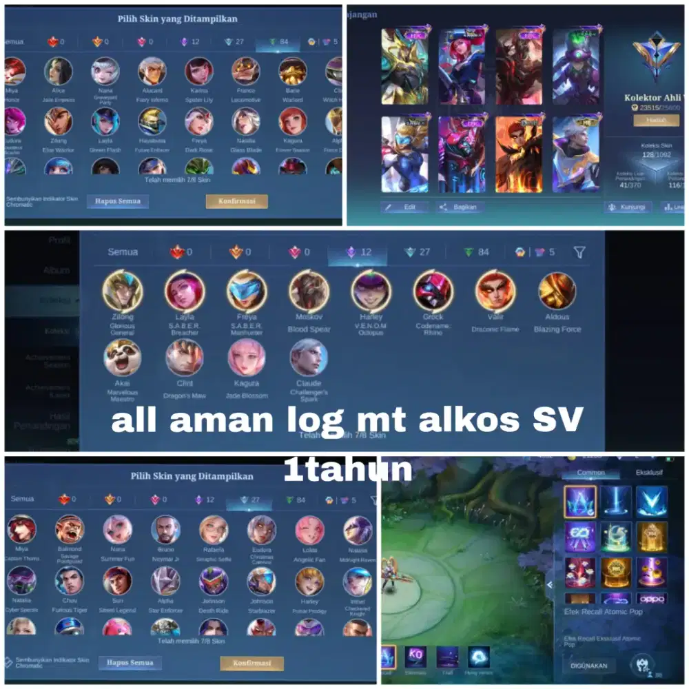 Akun ml aman anti hb