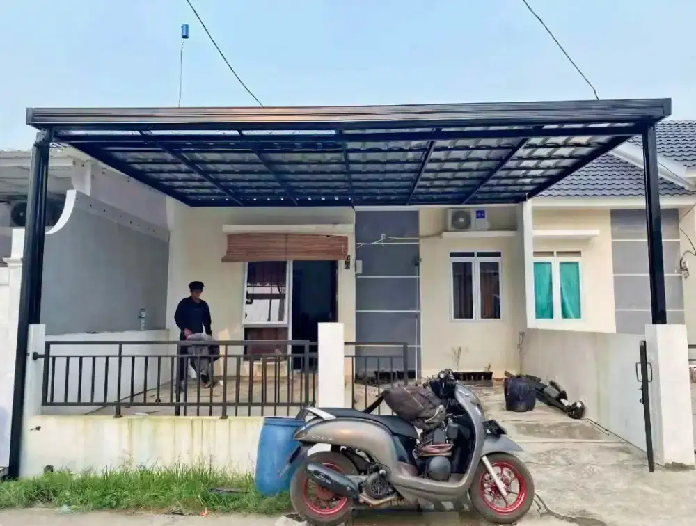 Pasang kanopi baja ringan