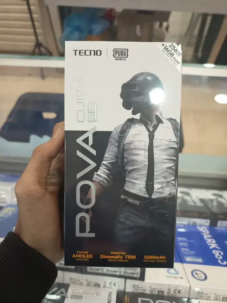 TECHNO POVA CURVE 8/256 GBGARANSI RESMI