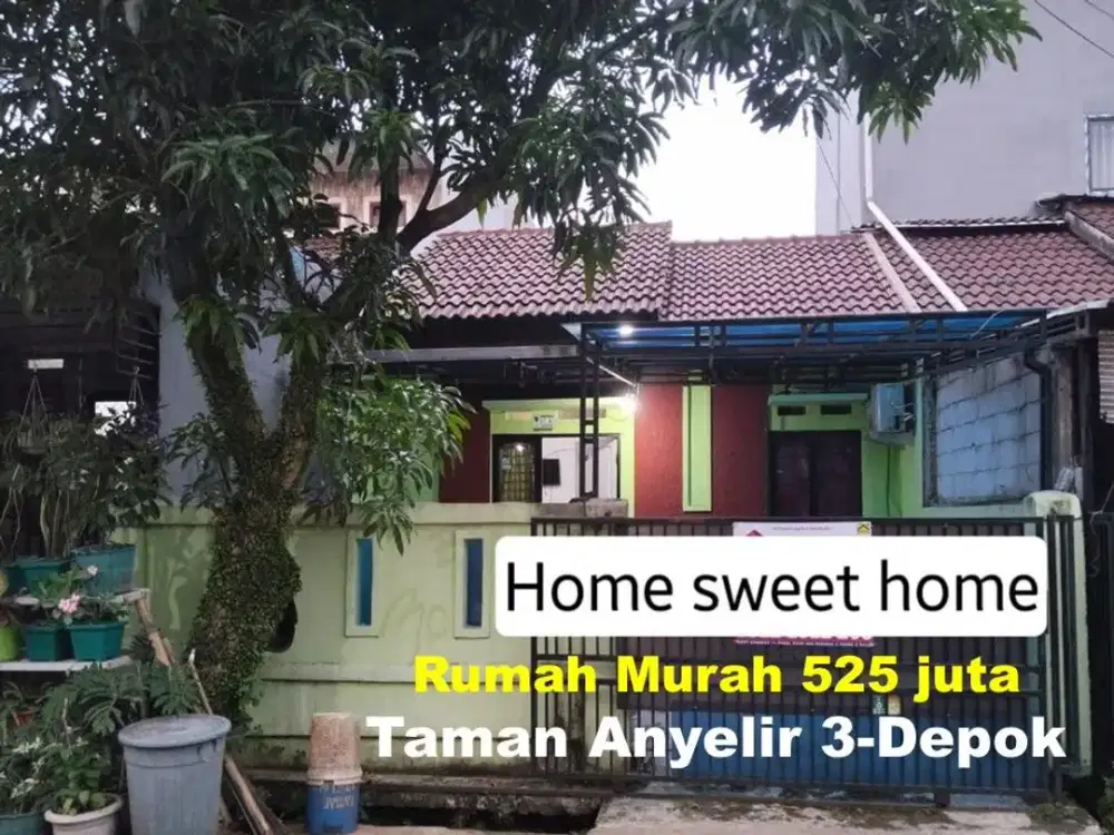 Rumah 525 juta murah Taman Anyelir 3 Kalimulya Depok