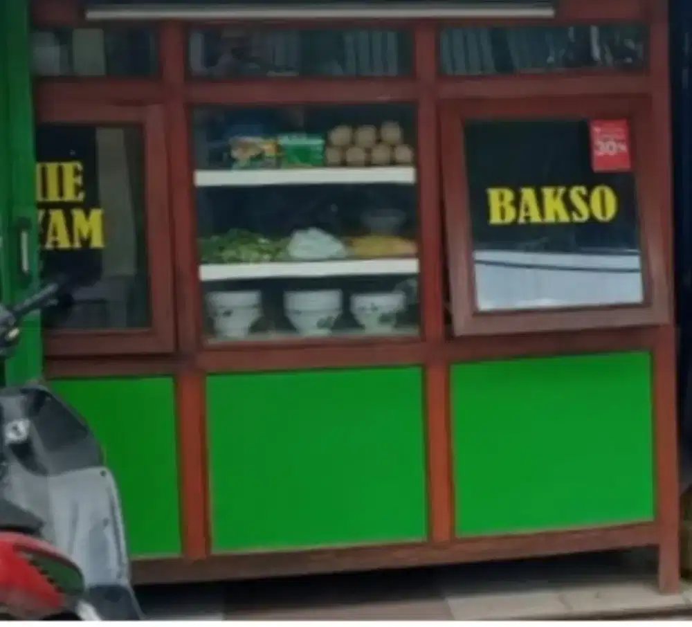 Gerobak Bakso dan mie ayam