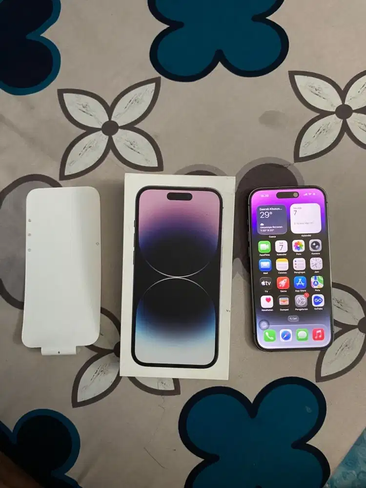 Iphone 14 pro 128 ibox resmi fullset