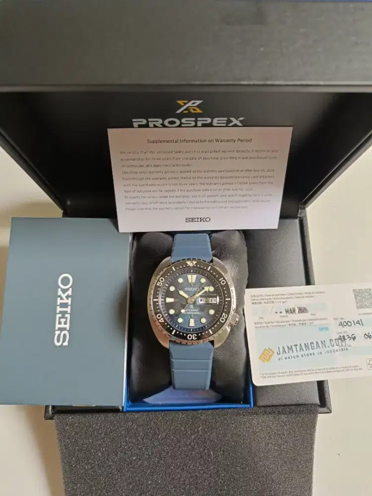 Seiko Prospex SRPF77K1 original King Turtle Dark Manta Ray