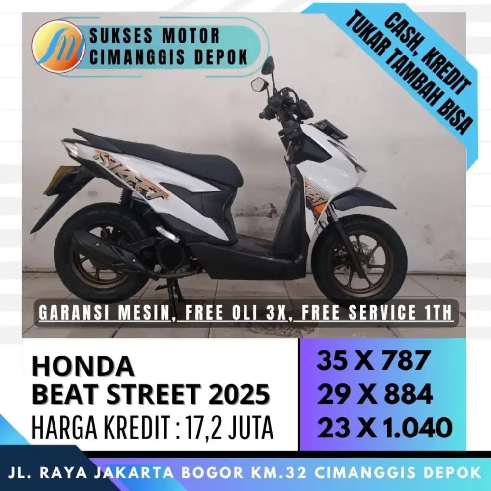 NEW BEAT STREET ESP 2025 PUTIH MULUS CASHBACK UPTO 700 [SUKSES MOTOR]