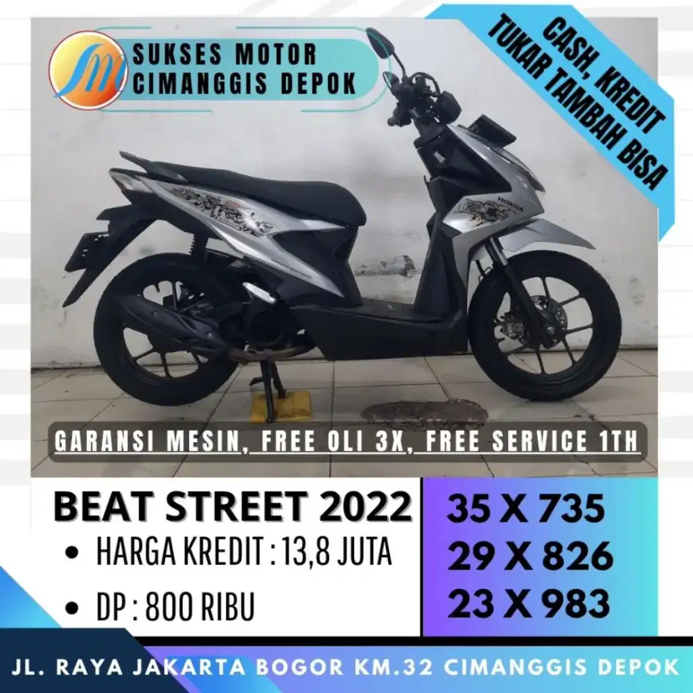 BEAT STREET ESP 2022 PROMO DP 800 CASH KREDIT [SUKSES MOTOR]