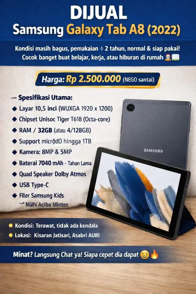 Samsung Galaxy Tab A8(2022)