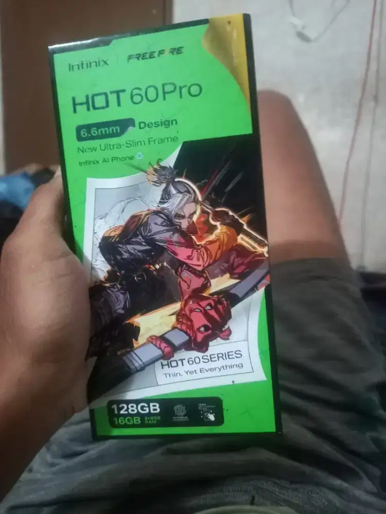 Dijual hp infinix hot 60 pro kondisi kaya di foto