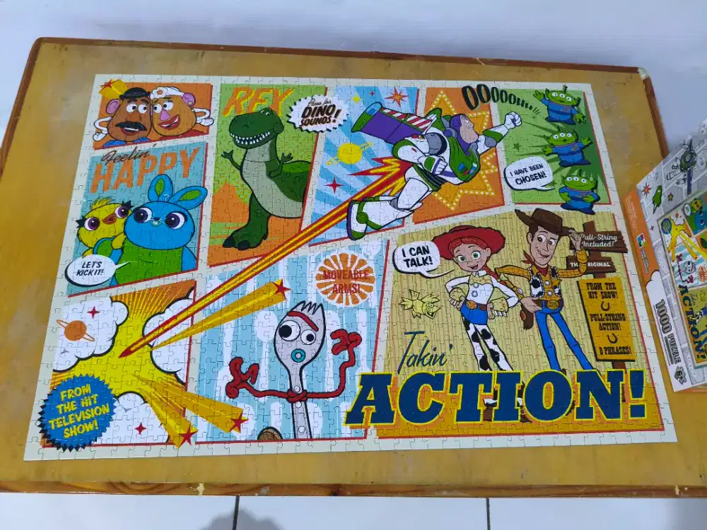 Puzzle Toy Story Miniso Pixar 1000 pcs Buzz Action Original Minus