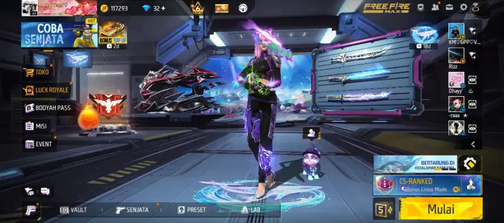 JUAL AKUN GANE FREE FIRE