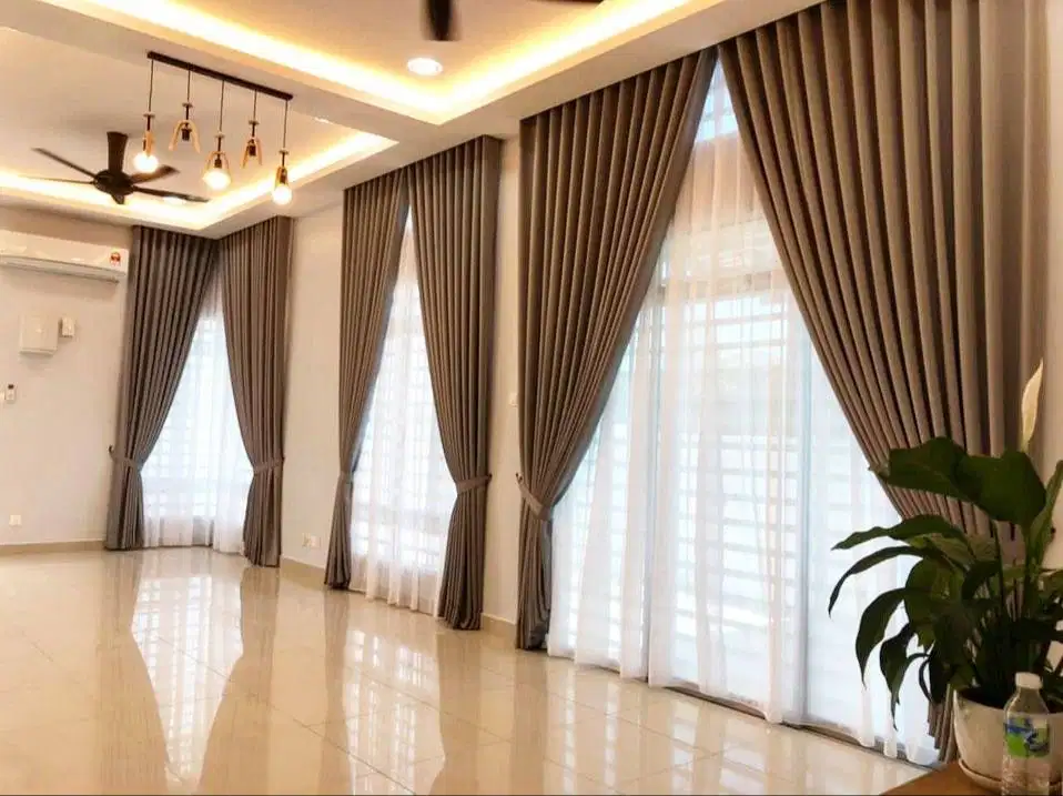Pesanan Tirai Gorden Jendela Gordyn Mewah Hordeng Model Terbaru Murah