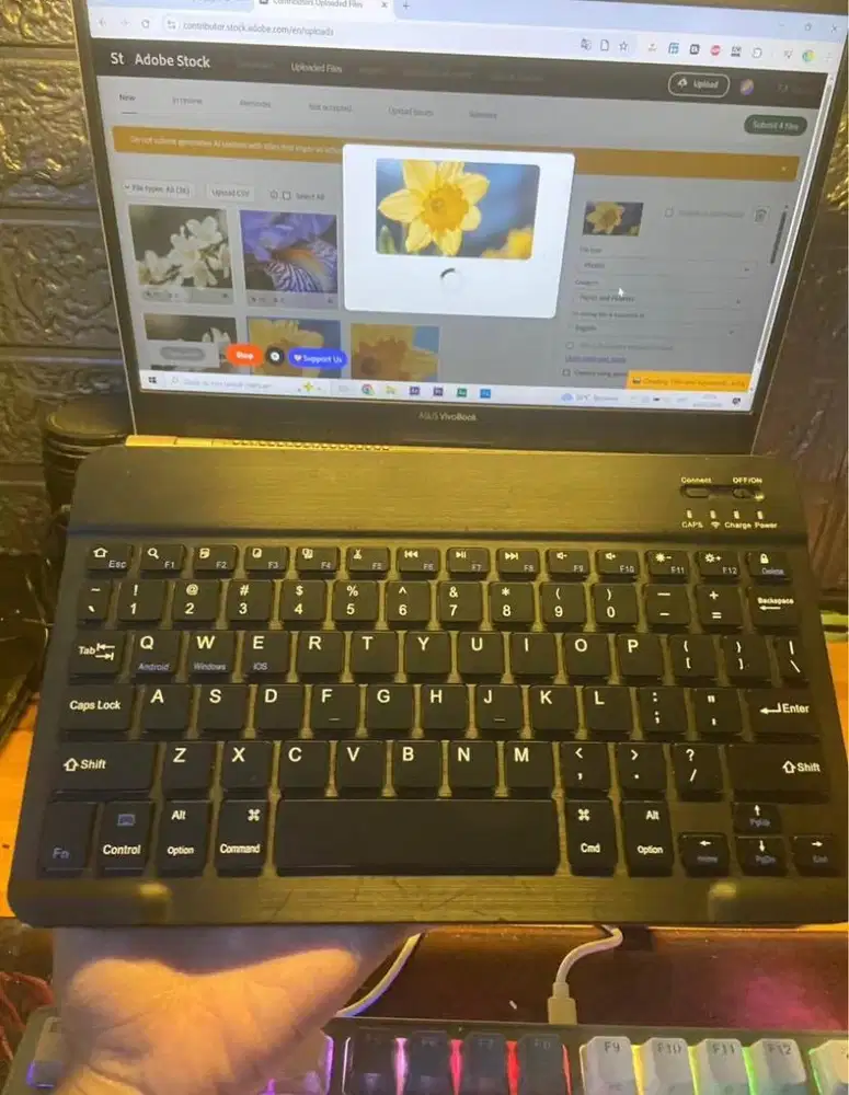 Keyboard bluetooth wireless