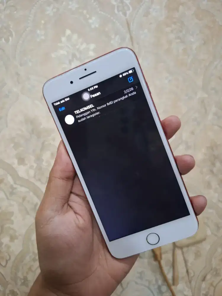 Iphone 7plus 128gb inter sinyal permanen fulset