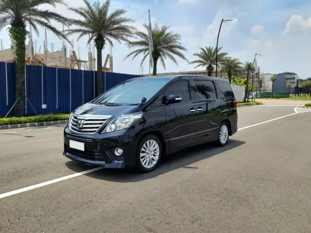 TOYOTA ALPHARD 2.4 SC 2012 LOW ODO HITAM METALIK GOOD CONDITION