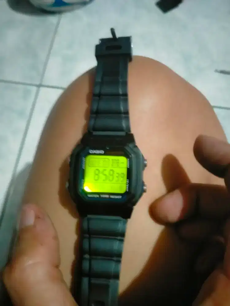 jam tangan casio W-800-H 1AVDF